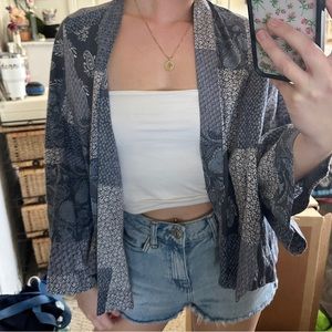 Universal threads patchwork shirt